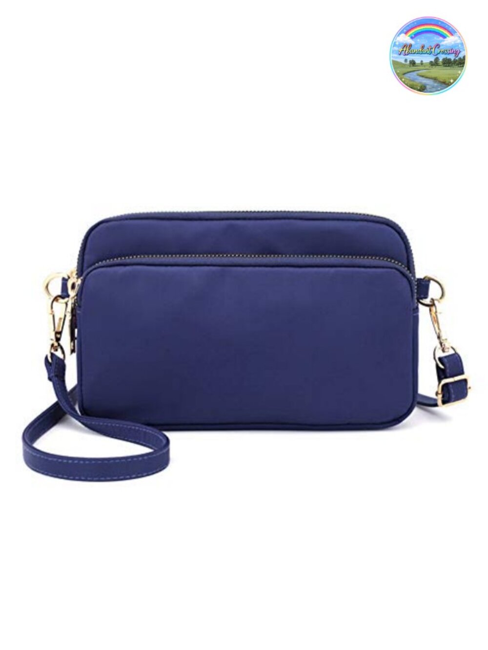 Nylon Crossbody Bag Lightweight Small Shoulder Satchel Organizer